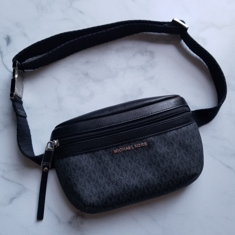MK Print Belt Bag by Michael Kors
